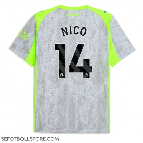 Manchester City Nico Gonzalez #14 Replika Tredje Tröja 2025-26 Kortärmad
